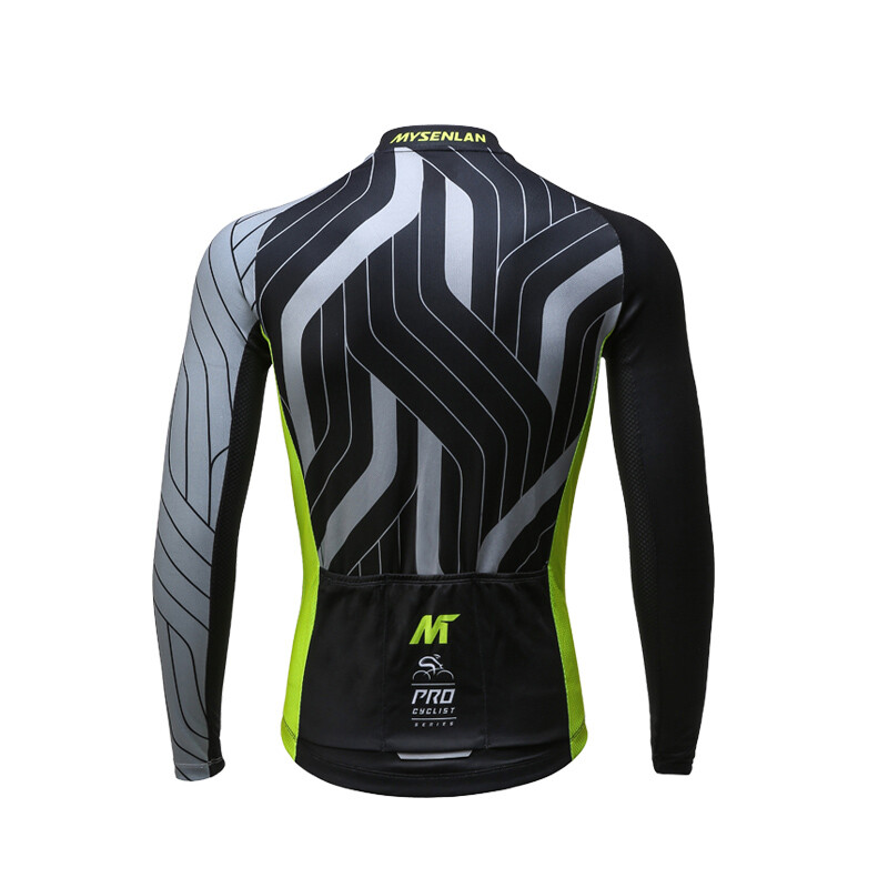 邁森蘭(MYSENLAN) 騎行服套裝男夏季 騎行裝備騎行褲 男款春秋騎行裝備 地平線 綠色 XXL